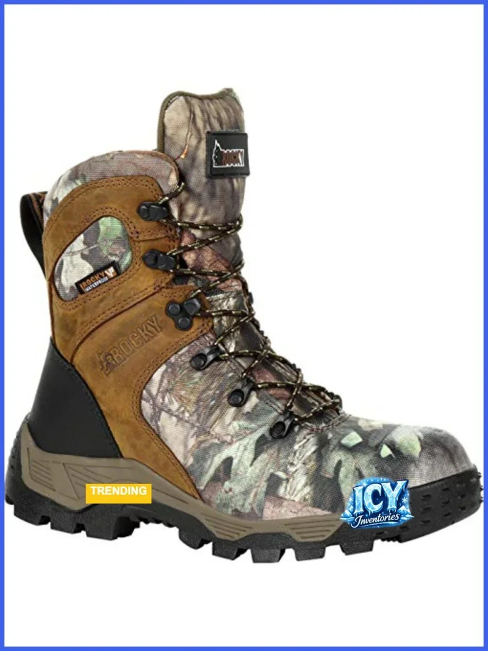 Waterproof Pull-On Snake Boots with Leather Upper
